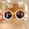 New Splicing Colour Round Cute Kids Sunglasses UV400 Boy Girls 1-7 Years Old Lovely Baby Sun Glasses Children