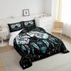 2/3pcs Wolf Kids Comforter Set King SizeStars Sun Moon Love Heart Dreamcatcher Romantic Boho Bedding SetBoys Girls Room Decor