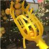 Dispositivo di Raccolta per Orto e Giardino Utensili da Giardino Cesto Profondo Testa Raccoglifrutta Comodo Raccoglitore di Frutta Raccolta di Mele Pesche