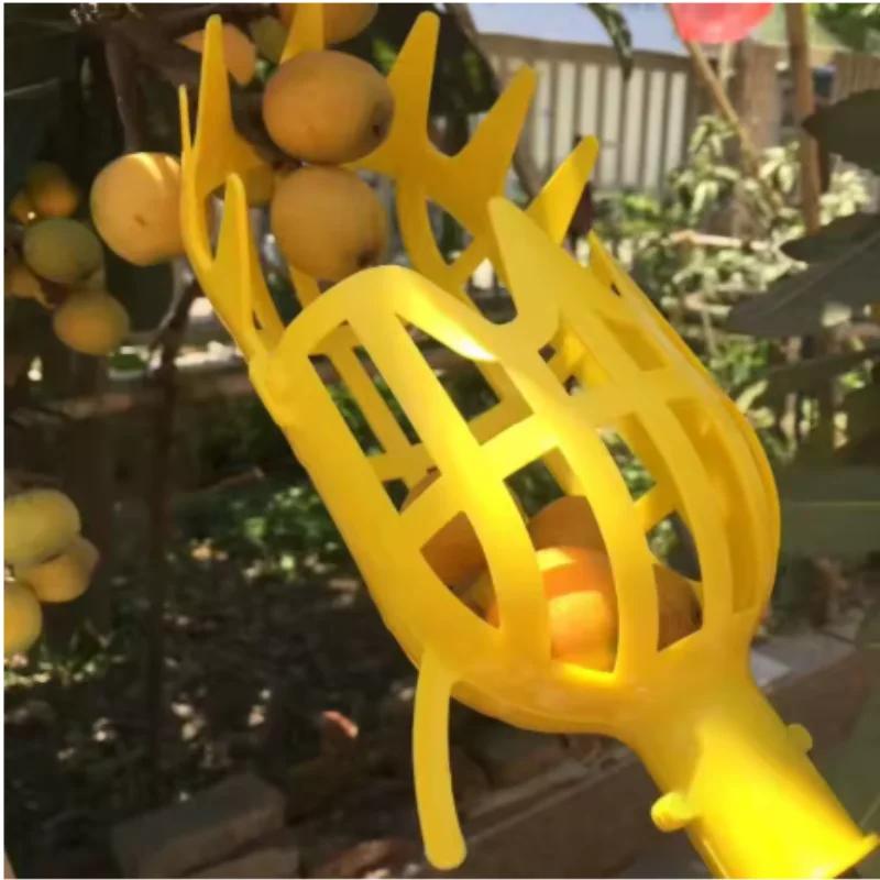 Dispositivo di Raccolta per Orto e Giardino Utensili da Giardino Cesto Profondo Testa Raccoglifrutta Comodo Raccoglitore di Frutta Raccolta di Mele Pesche