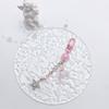 Cute Bowknot Pendant Keychain Dolphin Phone Charm Stylish Beaded Keychain Elegant Bag Pendant Suitale for Daily Use
