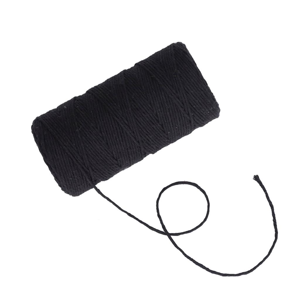 Macrame Cord 2mm Soft Thick Odorless Recycled Cotton Macrame Rope for DIY Tassel Crafts Gardening