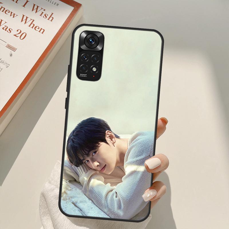 Cha Eun Woo Korean Actor Singer Case For Xiaomi Redmi Note 10 8 9 11 Pro 8T 9S 10S 11S Redmi 10C 9C 9A 9T K50 K40 Gaming