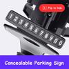 Dashboard Phone Holder for Car 360-Degree Phone Mount with Phone Number Plate Universal Smartphone Holder for 4-7 Inch