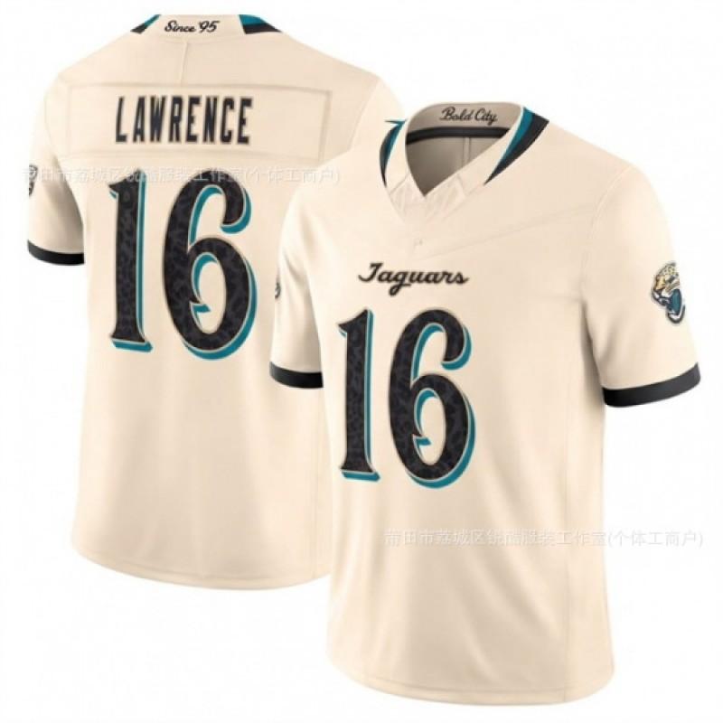 Jacksonville Jaguars NFL Maglia Travis Hunter 12 Rete Traspirante Ricamata Uniforme da Football Americano Uomo