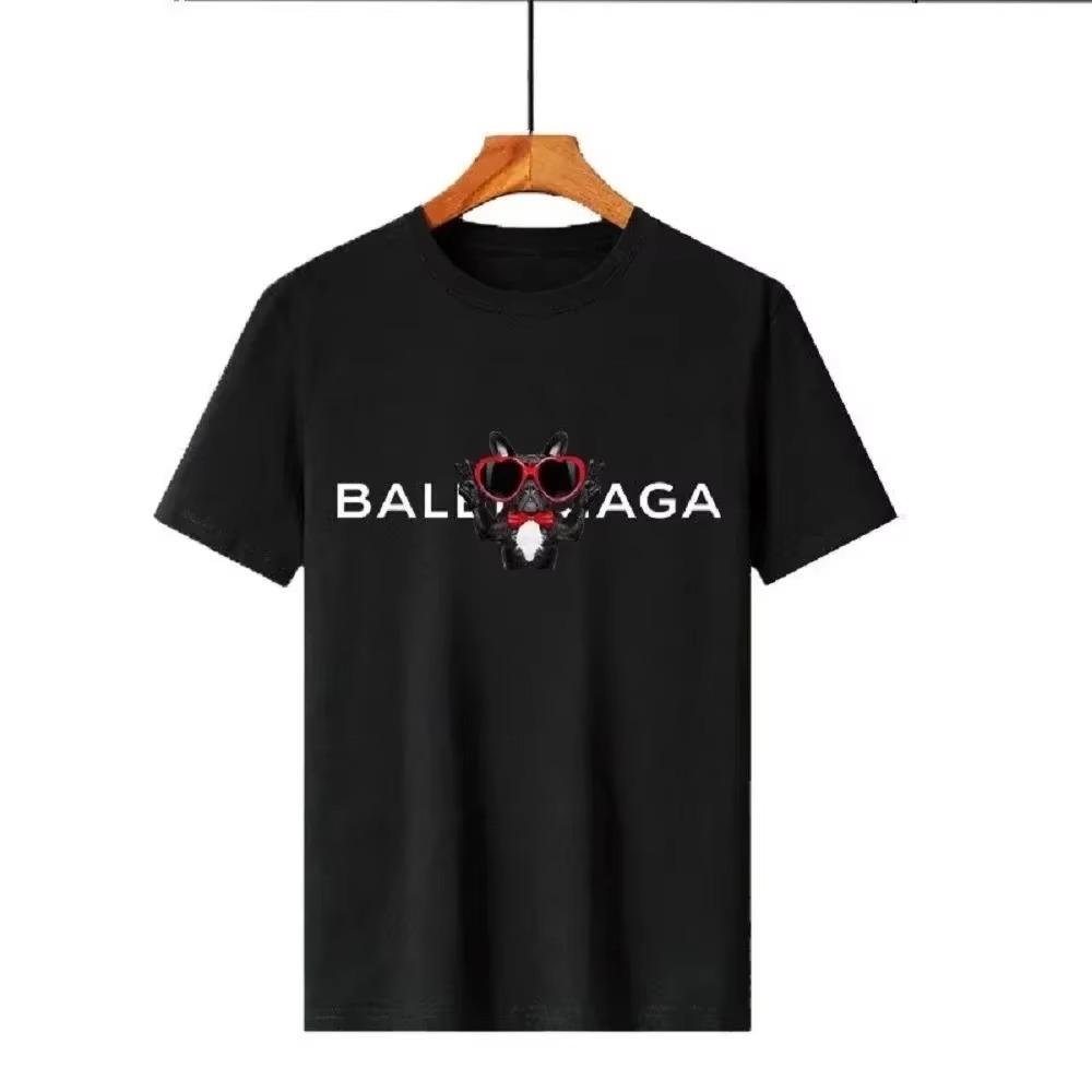 Μάρκα Μόδα Εκτύπωση Γραμμάτων Ανδρικό T-shirt 100% Βαμβακερό Καλοκαιρινό Πολυτελές Μπλουζάκι Κοντομάνικο Φορέματα Streetwear Τοπ Μπλούζα Ανδρικά Ρούχα