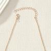 A rose gold pony inlaid with acrylic women's necklace, light luxury modern for a friend