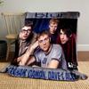 Blur Band Portrait Blanket for All Seasons Blanket Lunch Break Throw Gift