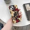 Europe and the United States hot-selling wild wind leopard print Fuso flower mobile phone case Apple 16promax smooth surface magnetic film shell iP17