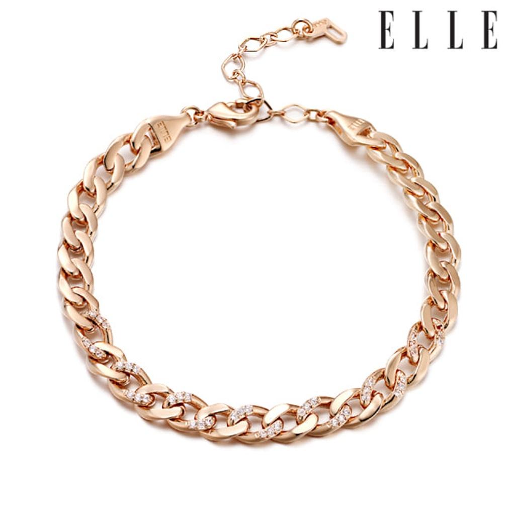 Point Cubic Chain Bracelet ELBRBB069