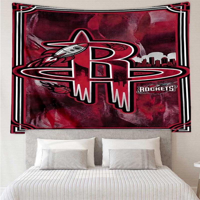 Rockets Basketball Team Quick-Dry Tapestry Hanging for Bedroom,Livingroom, Playroom,Decor Art Room Wall Tapestry Holiday and Birthday Gifts