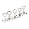 Strong No-Drill Round Magnetic Eyelet Hook with Powerful Suction