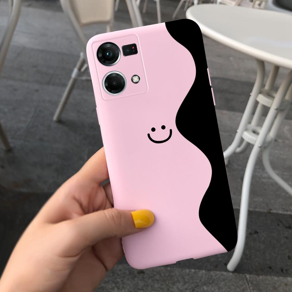 Für Oppo Reno7 4G Hülle CPH2363 Oppo F21 Pro 2022 Schöne Kunst Bemalte Abdeckung Weiche TPU Handyhülle Für Oppo Reno 7 F21 Pro Rückseite