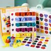 Kids Montessori Screw Driver Board Wooden Toys Basic Skills Learning Color Shape Sorting Matching Game Educational Cognitive Toy