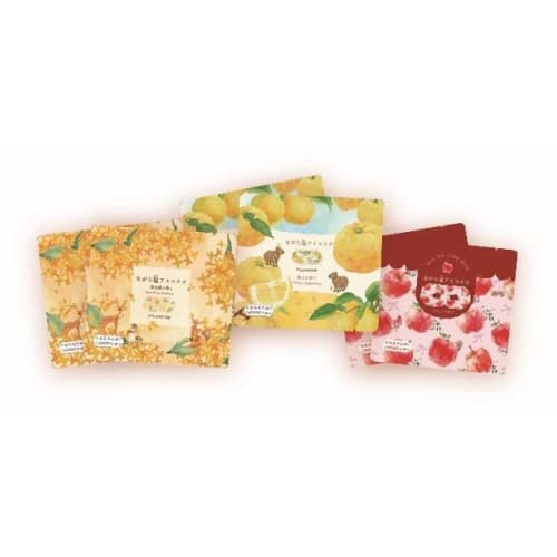 Honyarado Nagara Warm Eye Mask, Assorted Flavors of Osmanthus, Yuzu, and Apple (RLK38929)