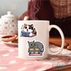 100Pcs/Set Funny Reading . Cats & Books Stickers DIY Fashion Decals Stickers