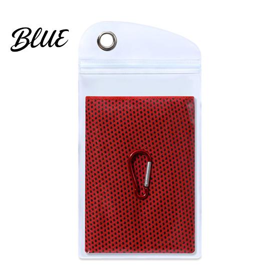 Summer Cooling Equipment 90x30cm Towel for Face Chilly Sports with Storage Bag Portable Gym And Carabiner Cold Neck Wrap Workout Recovery