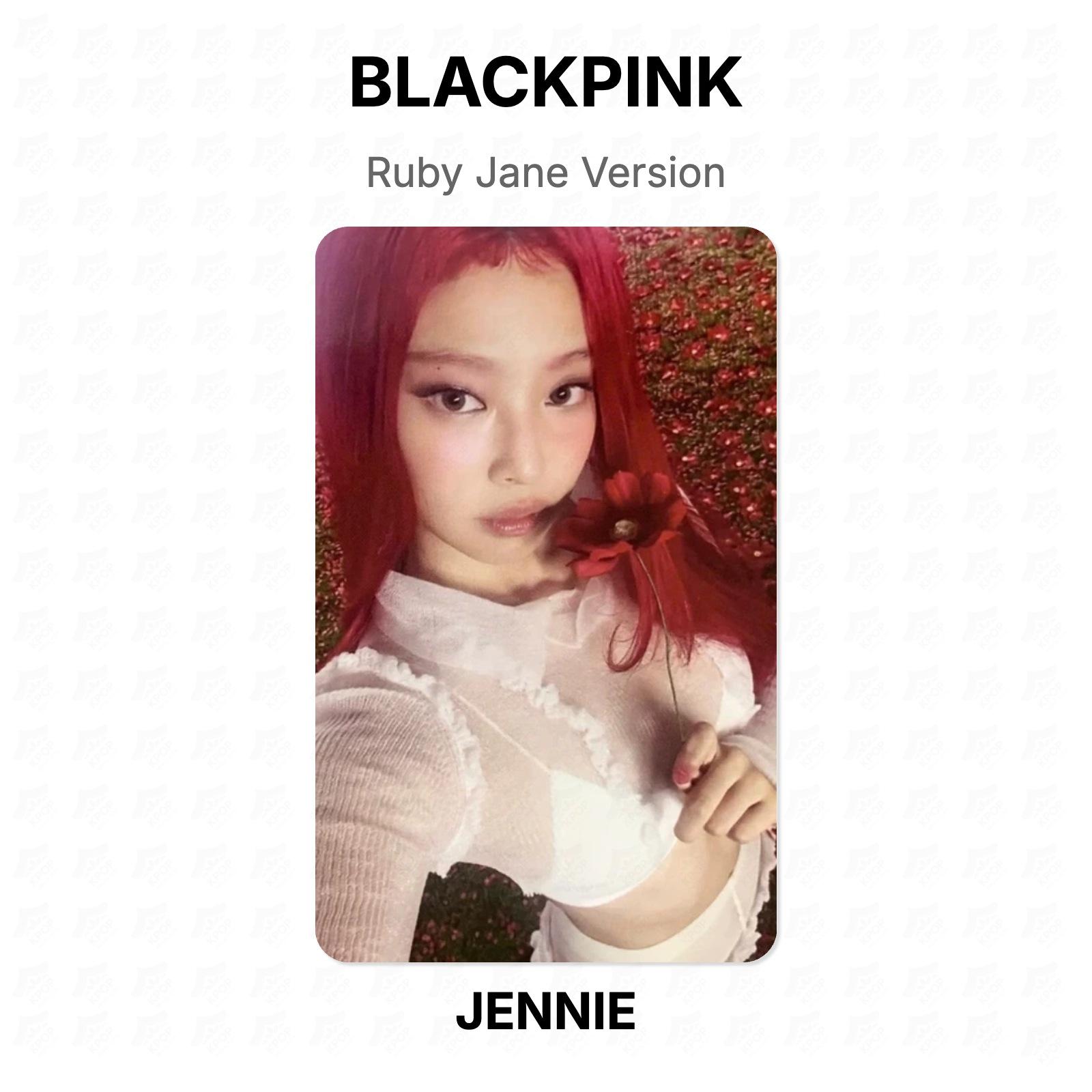 BLACKPINK Ruby Jane versija Oficiāla fotokarte