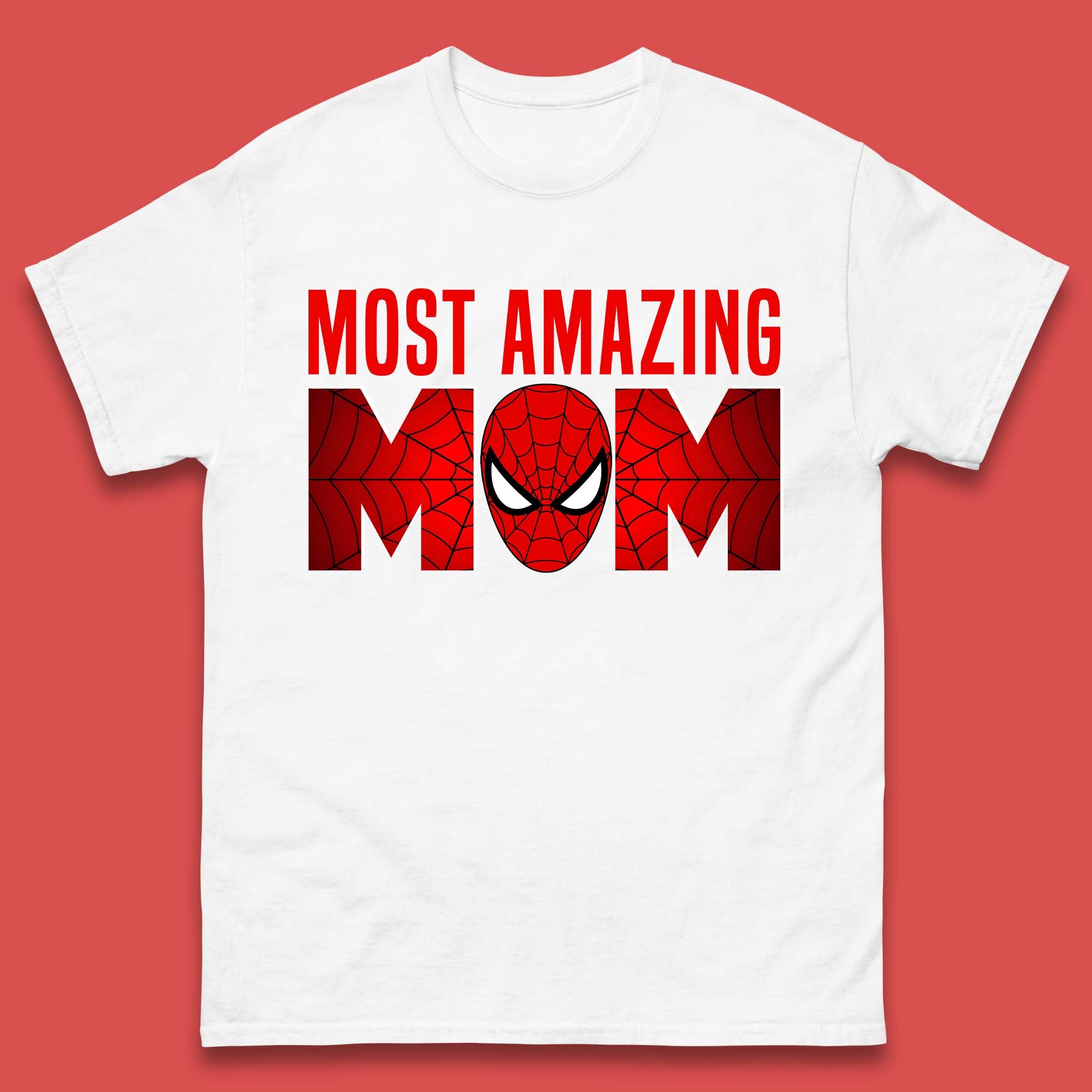 Most Amazing Spider Mom Mens T-Shirt Womens Tops Tees M