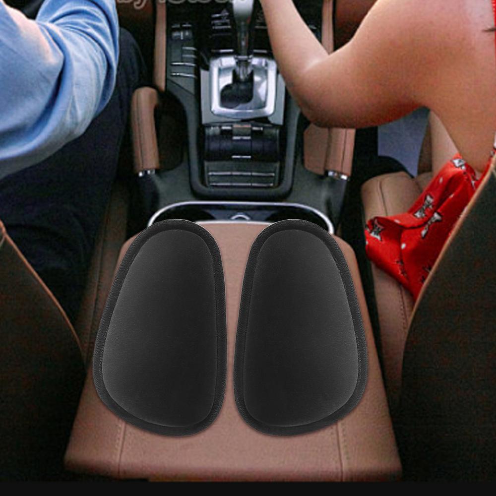 1pcs Black Car Leg Knee Cushions Elbow Pad Auto Door Center Control Armrest Soft Pad Car Interior Leg Knee Thigh Support Cushion