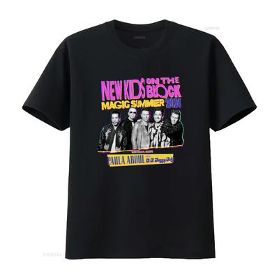 New Kids On The Block Magic Summer Tour 2024 T Shirt For Fans With Special Guests Paula Abdul And Dj Jazzy Jeff Vintage Washed