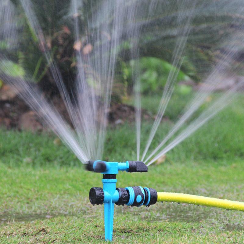 360 Degree Automatic Rotating Garden Lawn Water Sprinklers System Quick Lawn Rotating Nozzle Garden Yard Irrigation Supplies
