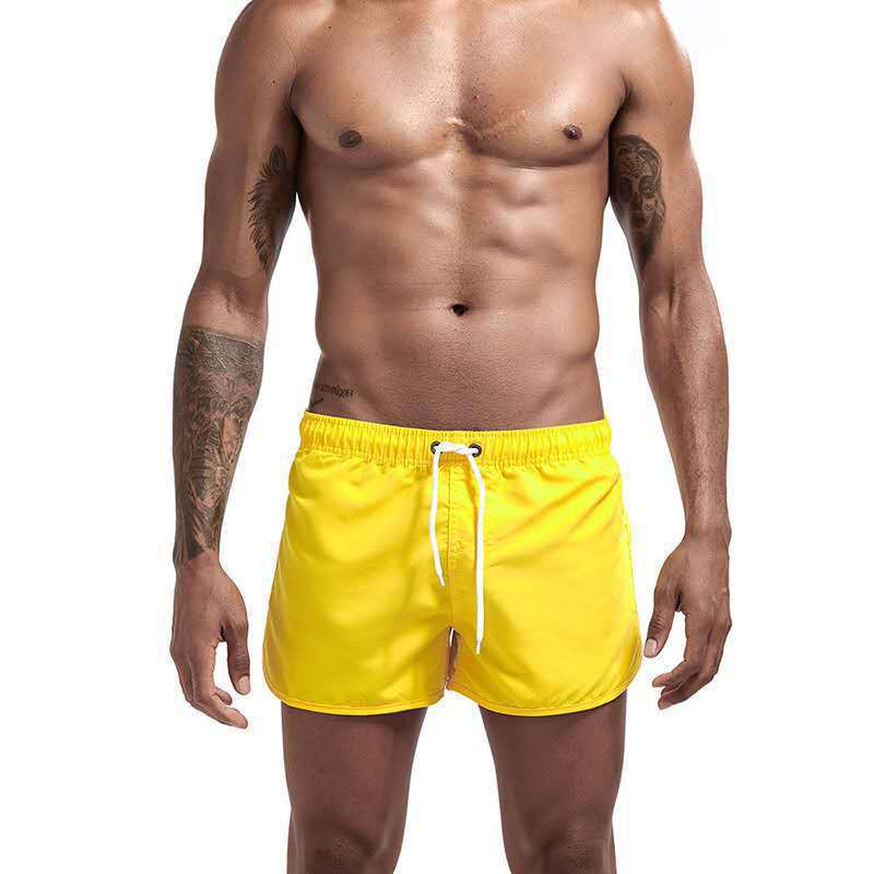 Summer New Men's Fashion Beach Shorts Polyester Quick-drying Sports Quarter Pants