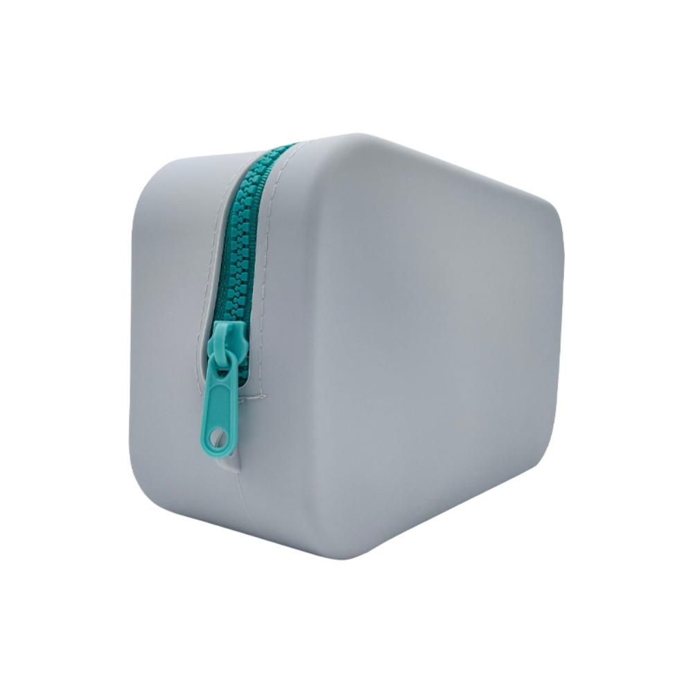 Silikonowa portmonetka o dużej pojemności Wodoodporna kosmetyczka Przenośna torba do przechowywania artykułów papierniczych