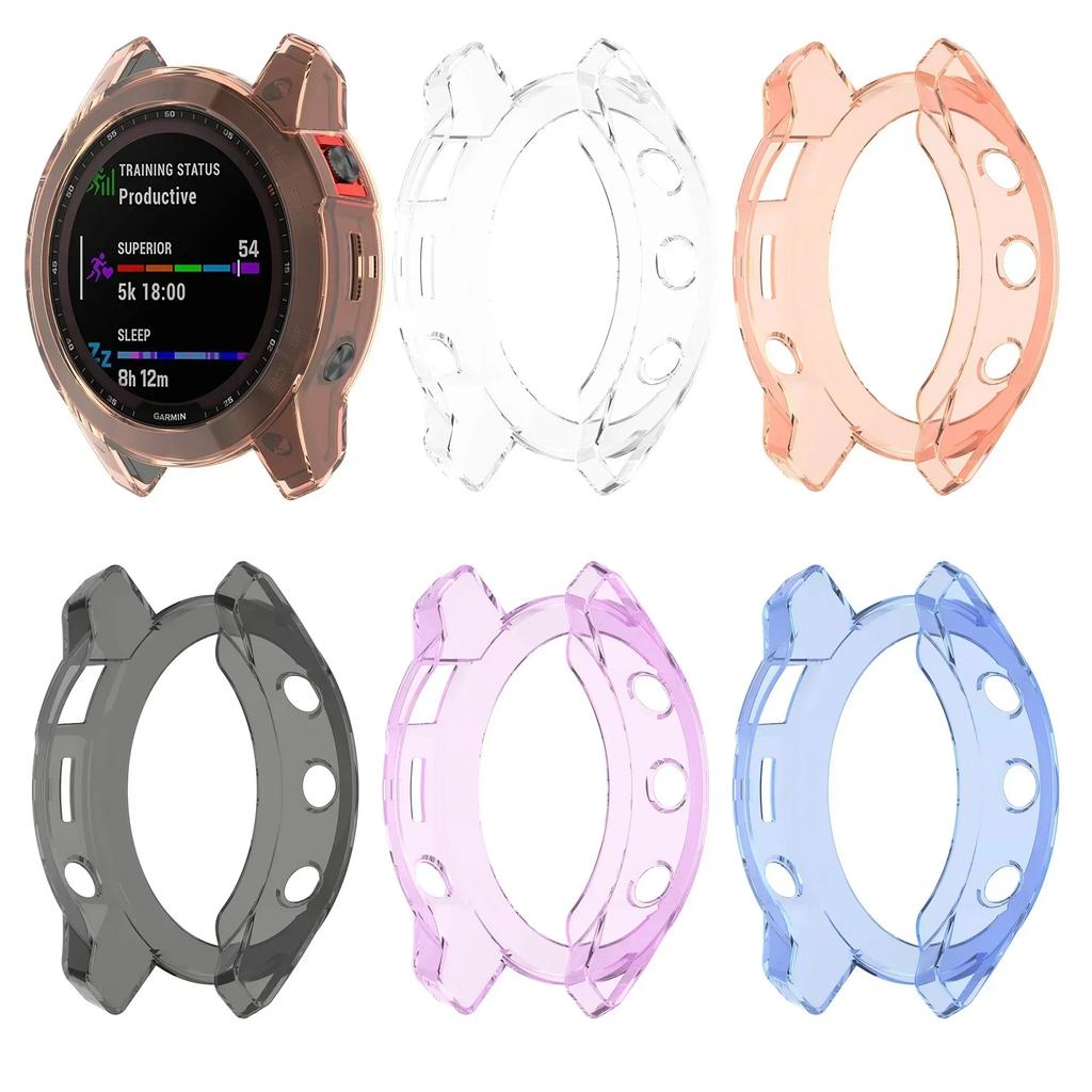 Case Cover for Garmin Fenix 7X/Fenix 7/Fenix 7X Soft TPU Slim Protective Case for Fenix 7/7S/7X Solar/Sapphire Solar