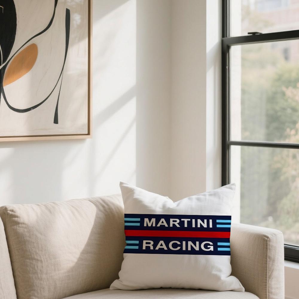 M-Martini Design R-Racingr cushion cover For Sofa Car Office Cafe Soft And Comfortable Double-Sided Printing Pillow Cover