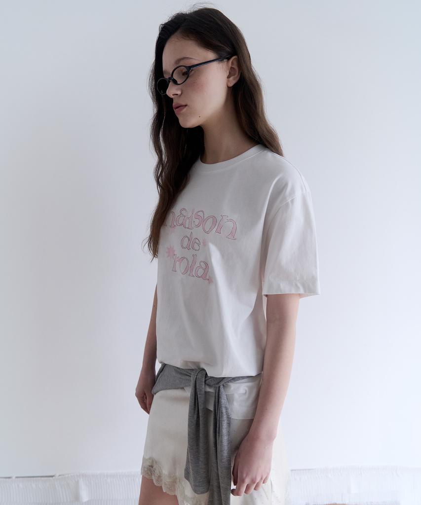 ROLAROLA Maison De Rola Oversized T-Shirt White