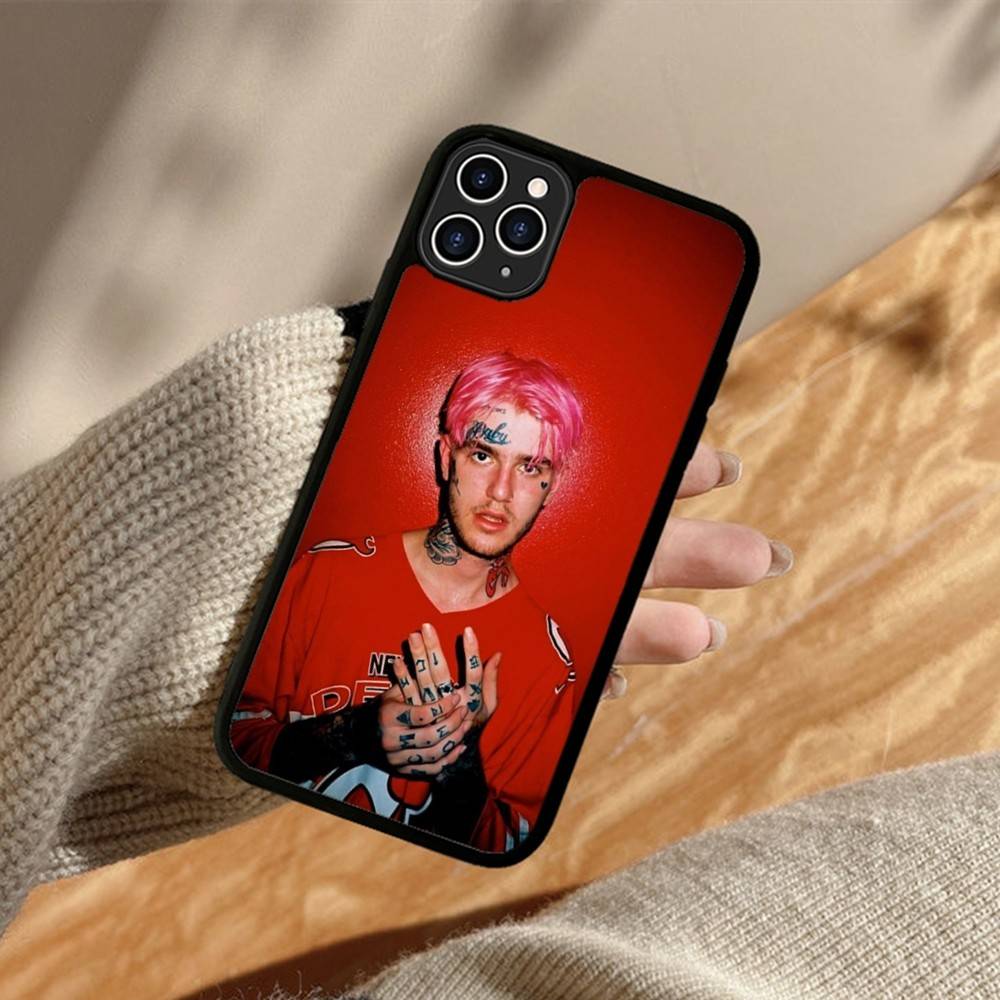 Lil Peep Hellboy Love PC+TPU Phone Case For iPhone 17 16 15 14 13 12 11 Pro Max Plus Kawaii Cartoon Cover