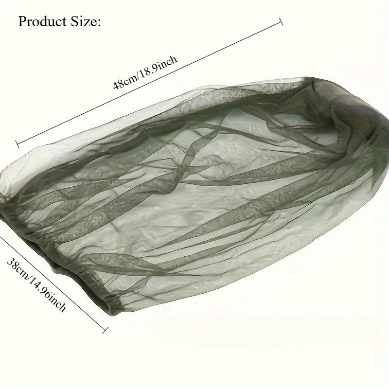 Carbon Fiber Mosquito Net Hat - Fine Mesh Insect Protection, Durable, Portable for Outdoor Adventures, Hiking, Gardening, Fishing, and Camping