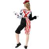 Girls' clown costumes, holiday party costumes, children's day costumes, girls' Halloween costumes