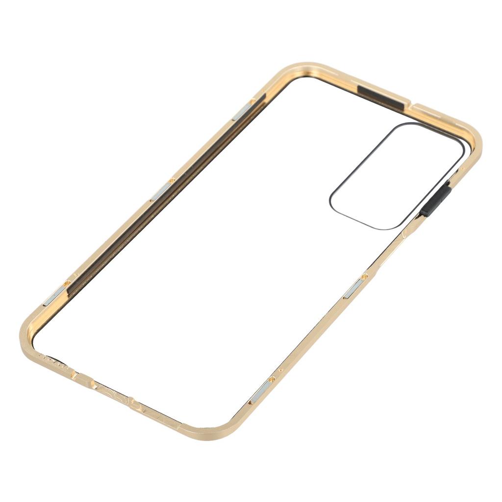 For Samsung Galaxy A16 5G/A16 4G Case with Anti-Spy Screen Protector Tempered Glass Metal Phone Cover Magnetic Clasp