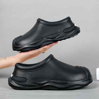 Neue Herren Hausschuhe Garten Herren Rutschfest Wasserdicht Kochschuhe Strandsandalen Hausschuhe Für Arbeiter Outdoor Anglerschuhe Regenstiefel