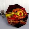 Personalized Name M-Manchester Print Umbrella, UV Shielding. It Has Eight Sturdy Ribs for Outdoor Use And Perfect As a Holiday Gift