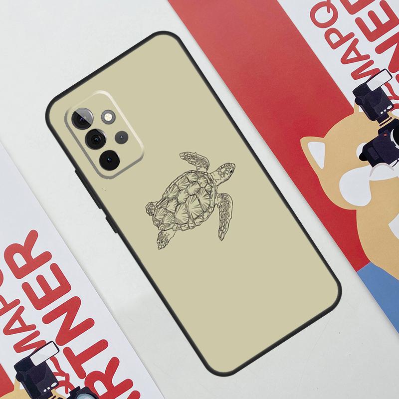 Sea Turtle Case For Samsung Galaxy A34 A54 A14 A56 A36 A16 A06 A13 A53 A12 A22 A32 A52 A35 A17 A15 A55