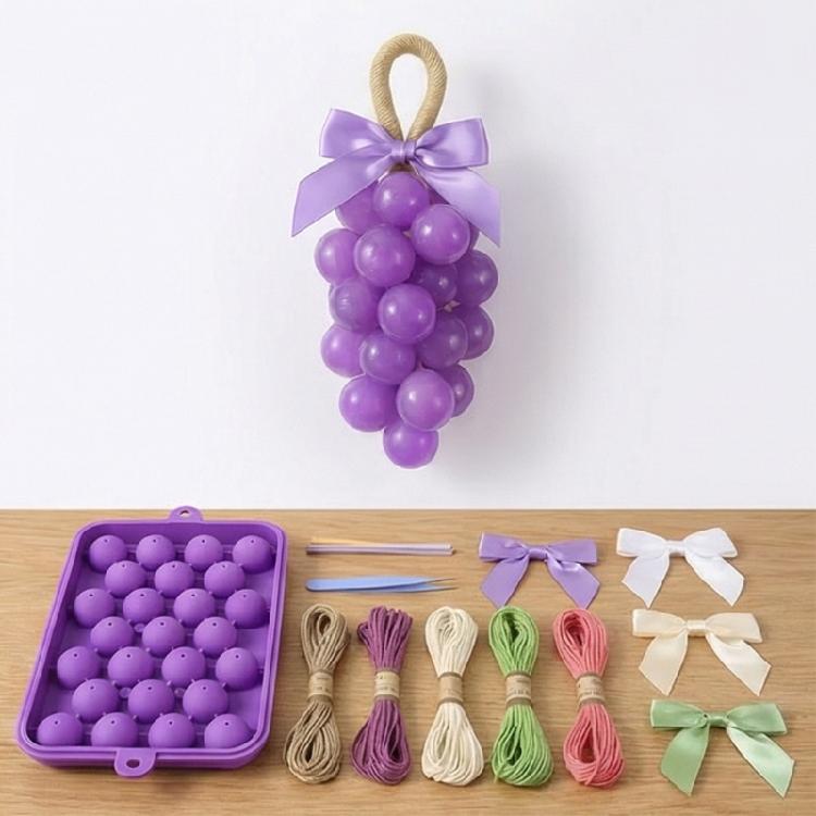 Fruit Grape Themed Soap Making Set With Food Grade Silicone Soap Molds For Adults Beginner Children Handmade Craft