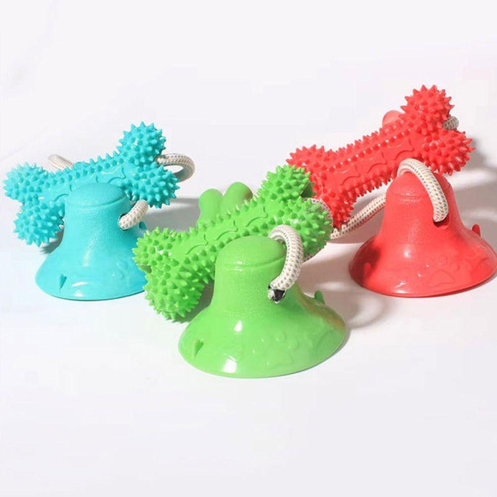 Bite Resistant Puppy Chew Toy Suction Cup Pet Molar Bite Toy Pet Interactive Toys  Pet Supplies