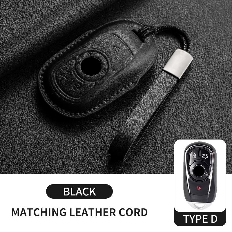 

Leather Car Key Case Cover For Buick Lacrosse Envision Excelle Encore Regal Enclave Verano Sportback Tourx Garnish Accessories