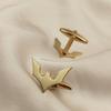 Bat Cufflinks for Men Sleeve Wrist Buttons Shirt Clasps Stainless Steel Cuff Buckle Wedding Grooms Jewelry Mens Accessories