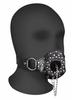 Open Stopper Gag 35mm Black - Ouch! Xtreme - BDSM Gags