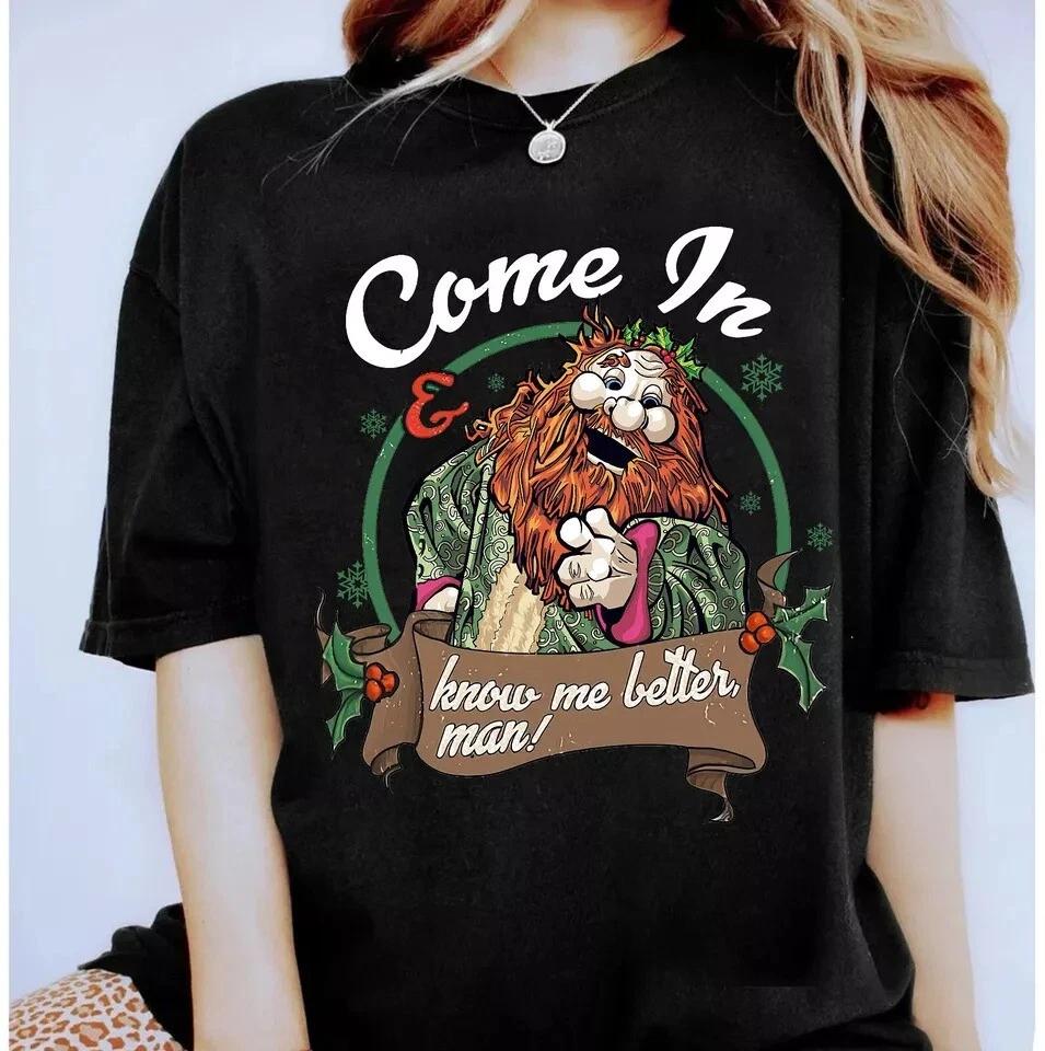 The Muppets Christmas Carol shirt,The Ghost Of Christmas Unisex T-Shirt S