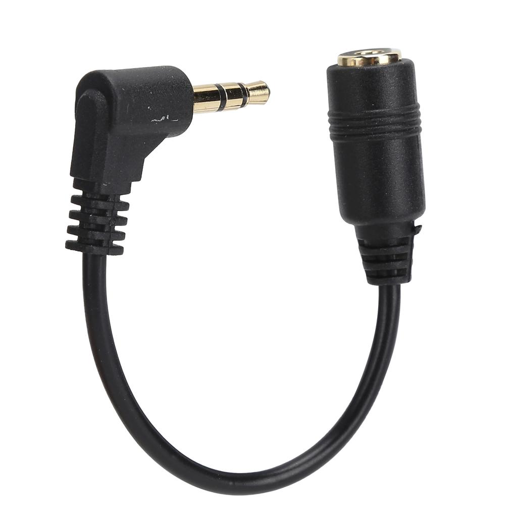 RC‑045 90 Degree Elbow Cable 3‑Pole 3.5mm Male to Female Earphone   Extension Cable