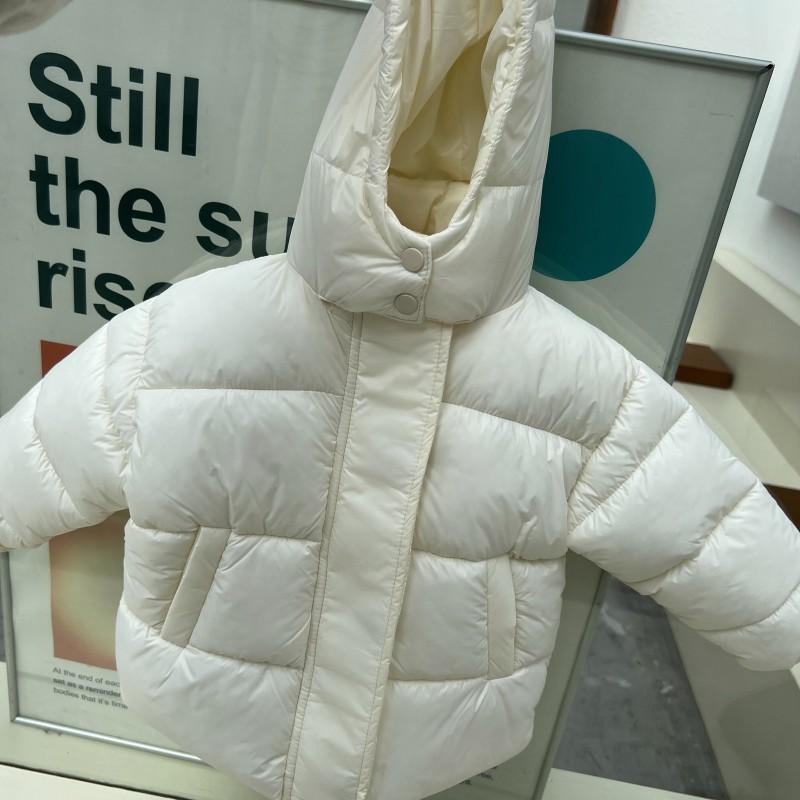 

Зимние детские парки в корейском стиле для девочек, меховая шуба, утепленная верхняя одежда для мальчиков 80cm бежевый