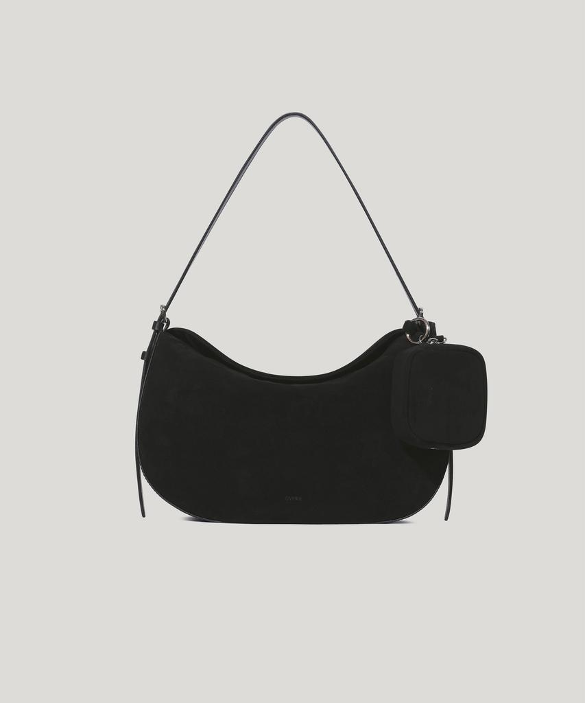 Ovhee Square Suede Handy Pouch_Black