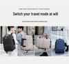 VIASTA Business Casual Rolling Backpack - Multi-Compartment, Large Capacity, Double Shoulder Design