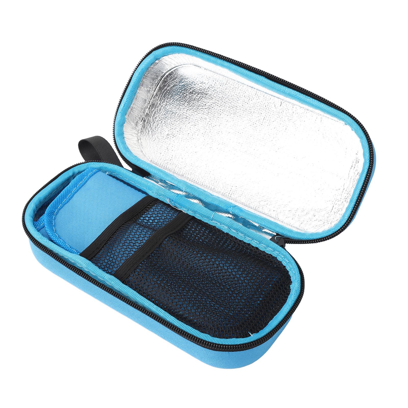 

Синий диабетический охладитель лекарств водонепроницаемый изоляционный дорожный футляр для хранения инсулина