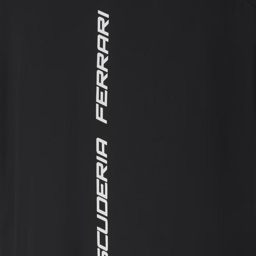 Puma x Ferrari Casual Colorblock Logo Short Sleeve T-Shirt Men Tops Black 597946-02